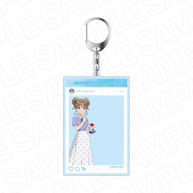 前橋ウィッチーズ SNS風アクリルキーホルダー 上泉マイ 夏私服Ver.