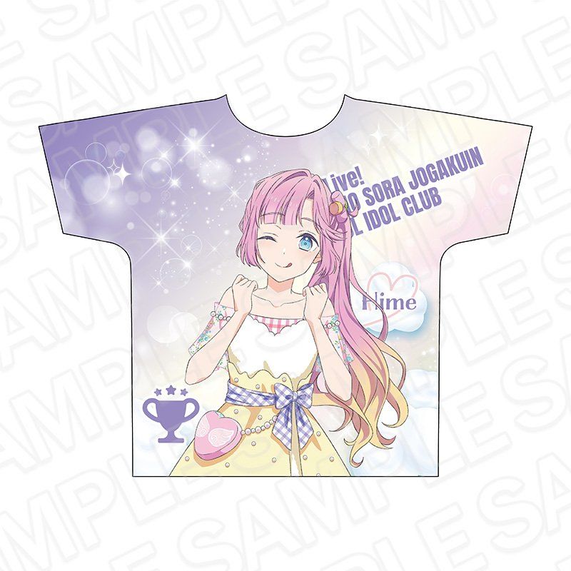 ラブライブ!蓮ノ空女学院スクールアイドルクラブ フルグラフィックTシャツ 安養寺姫芽 Cafe party Ver.