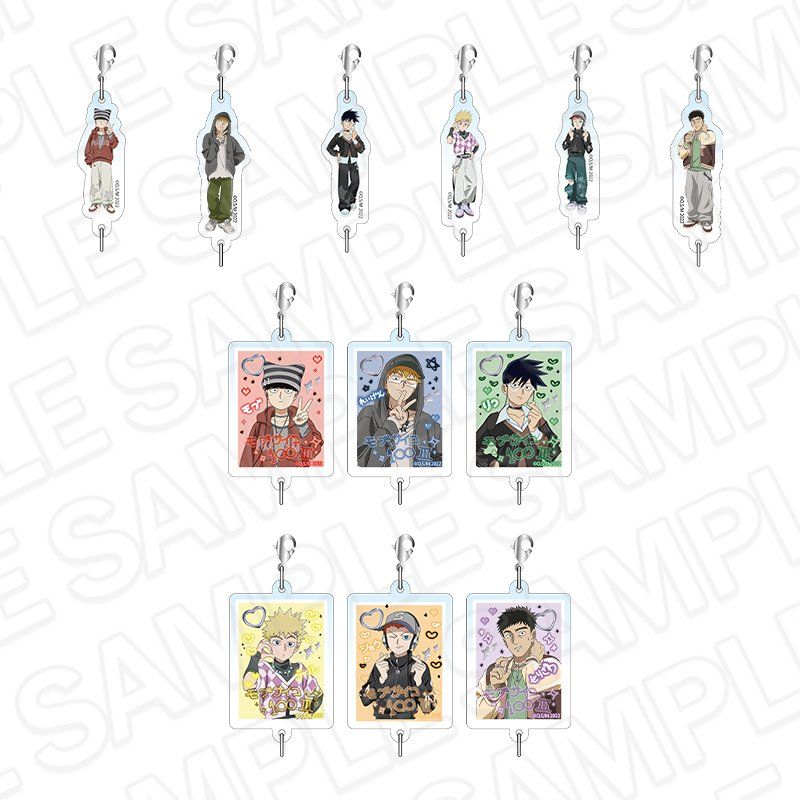 モブサイコ100 つながるアクリルキーホルダー プリントシール風Ver.