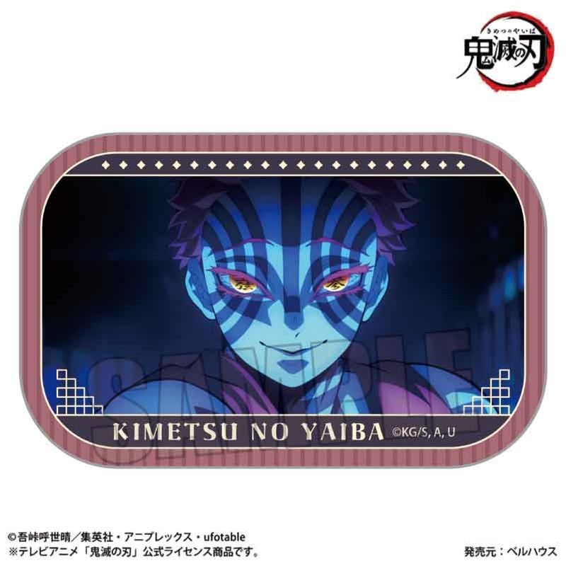 メモリーズスクエア缶バッジ 鬼滅の刃 猗窩座(無限城編Ver.)