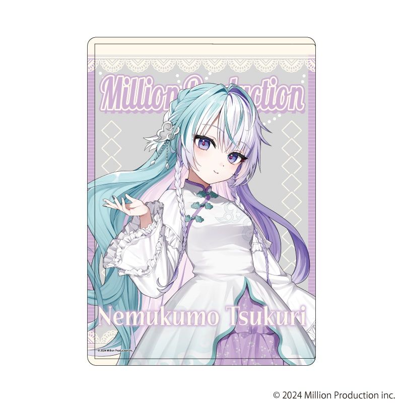 キャラクリアケース「Million Production」10/眠雲ツクリ チャイナロリータver.(描き起こしイラスト)