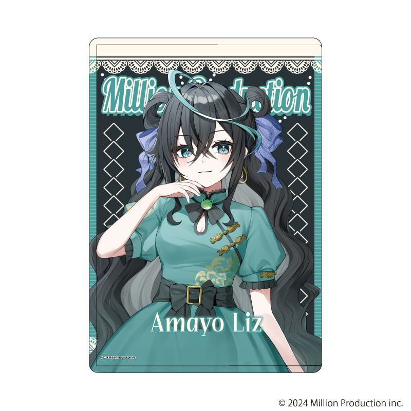 キャラクリアケース「Million Production」09/雨夜リズ チャイナロリータver.(描き起こしイラスト)