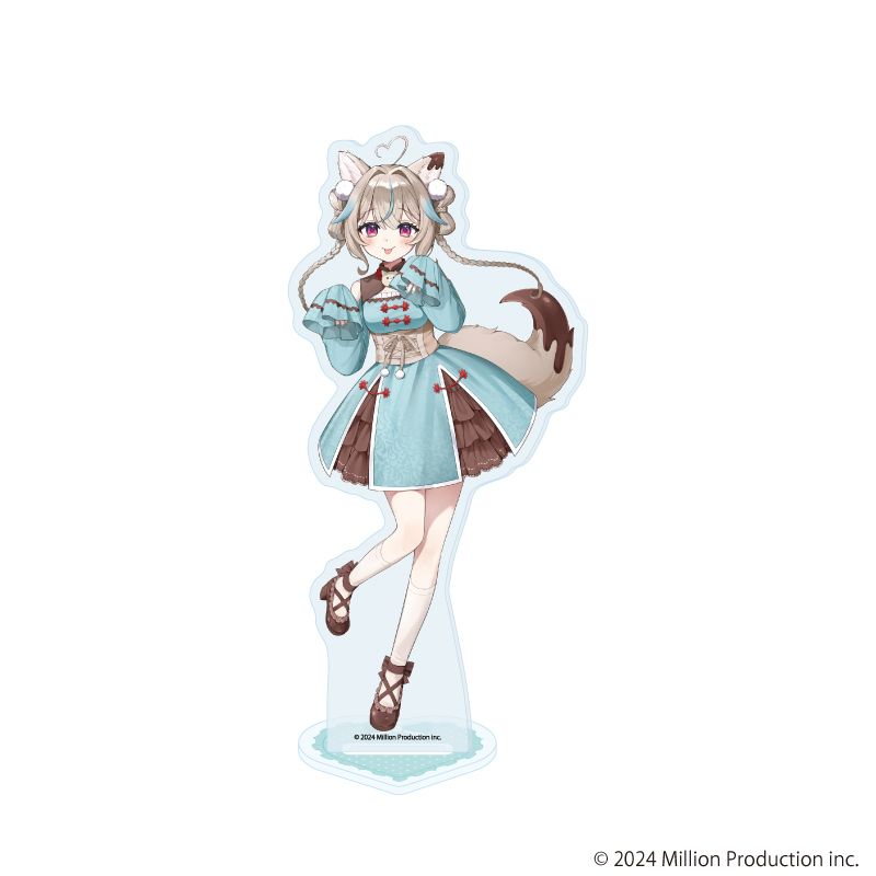 アクリルスタンド「Million Production」16/甘狼このみ チャイナロリータver.(描き起こしイラスト)