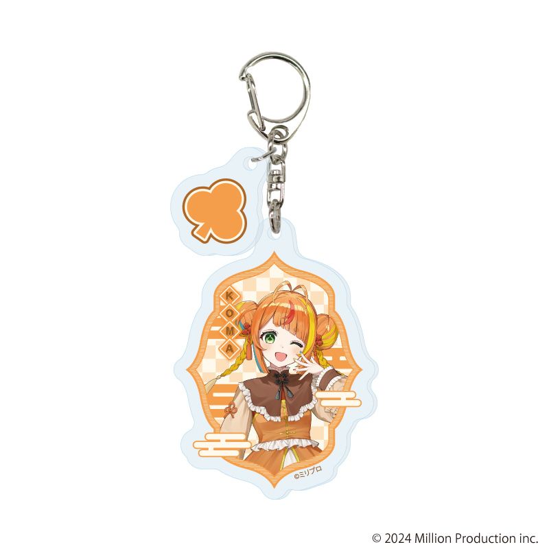 パーツ付きアクリルキーホルダー「Million Production」03/チャイナロリータver. コンプリートセット(全8種)(描き起こしイラスト)