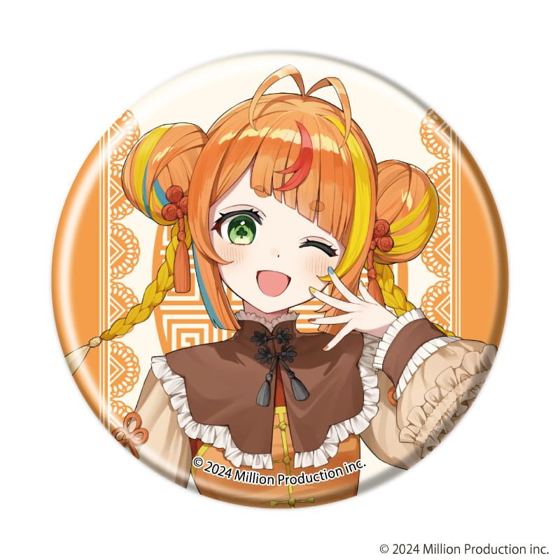 缶バッジ「Million Production」05/チャイナロリータver. コンプリートセット(全8種)(描き起こしイラスト)