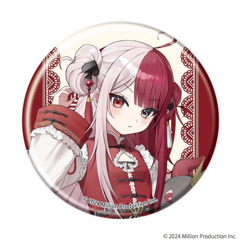 缶バッジ「Million Production」05/チャイナロリータver. ブラインド(8種)(描き起こしイラスト)