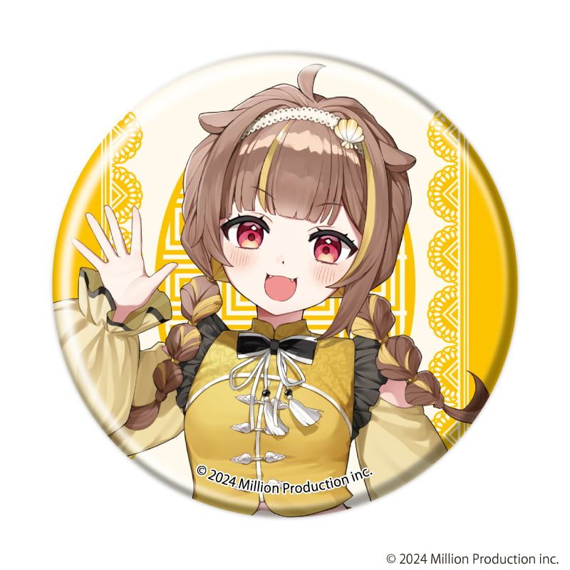 缶バッジ「Million Production」05/チャイナロリータver. ブラインド(8種)(描き起こしイラスト)