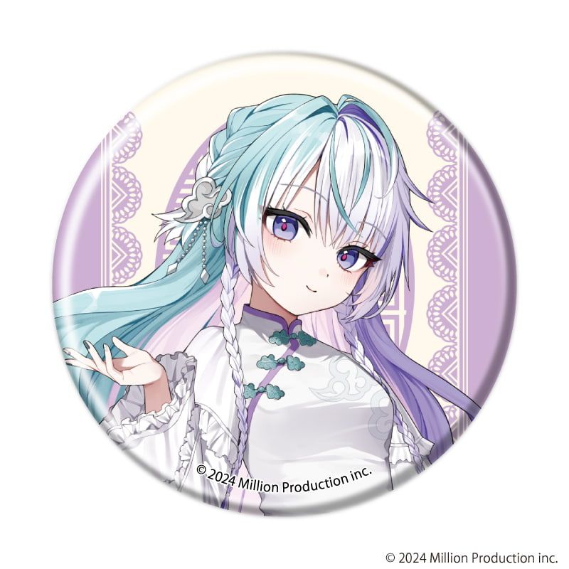 缶バッジ「Million Production」05/チャイナロリータver. ブラインド(8種)(描き起こしイラスト)