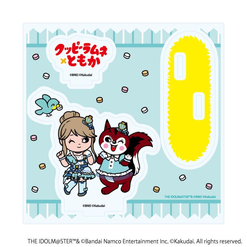 アクリルスタンドプレート「アイドルマスター ミリオンライブ！×クッピーラムネ」06/天空橋 朋花×ラム(デフォルメイラスト)