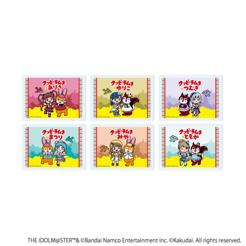 アクリルマグネット「アイドルマスター ミリオンライブ！×クッピーラムネ」01/コンプリートセット(全6種)(デフォルメイラスト)