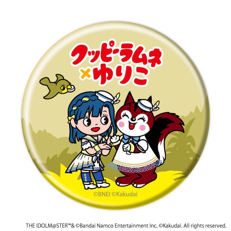 缶バッジ「アイドルマスター ミリオンライブ！×クッピーラムネ」02/コンプリートセット(全6種)(デフォルメイラスト)