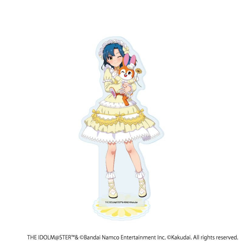 アクリルスタンド「アイドルマスターミリオンライブ！×クッピーラムネ」02/七尾 百合子×クッピー(描き下ろしイラスト)