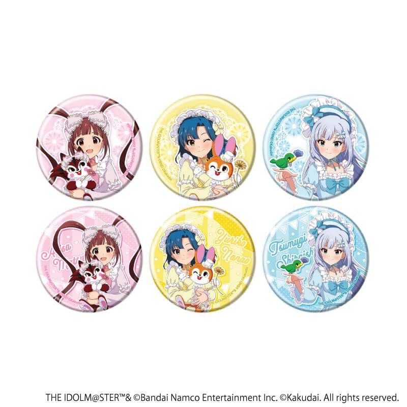 缶バッジ「アイドルマスター ミリオンライブ！×クッピーラムネ」01/コンプリートセット(全6種)(描き下ろしイラスト)