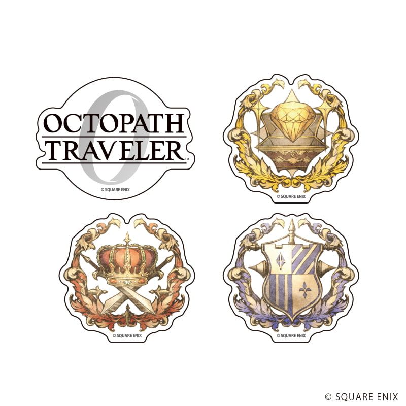 クリアステッカーミニ4種セット「OCTOPATH TRAVELER 0」01/ロゴ(公式イラスト)