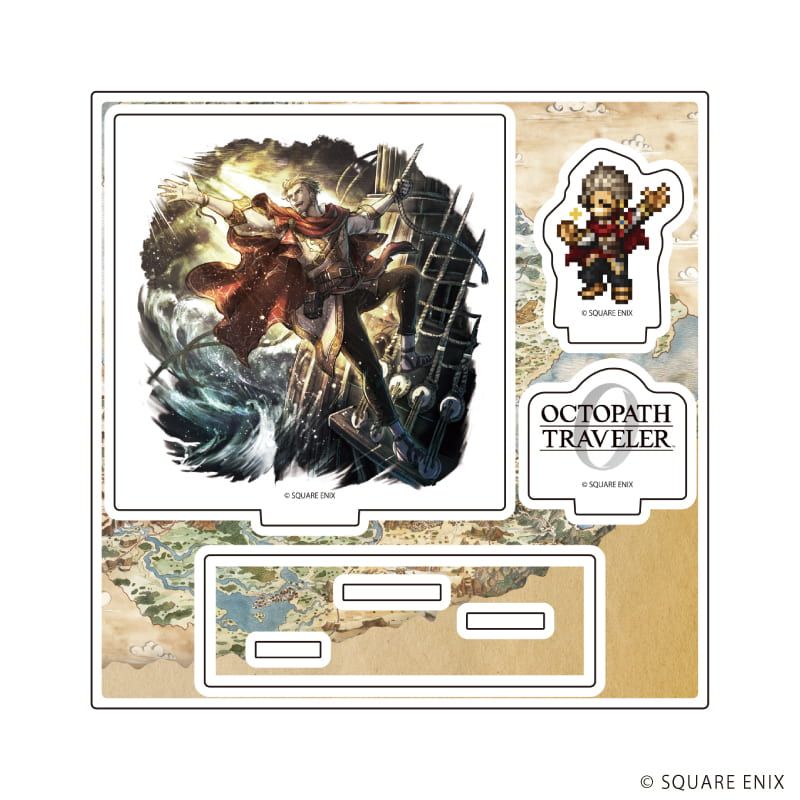 アクリルスタンドプレート「OCTOPATH TRAVELER 0」16/グッドウィン(公式イラスト)