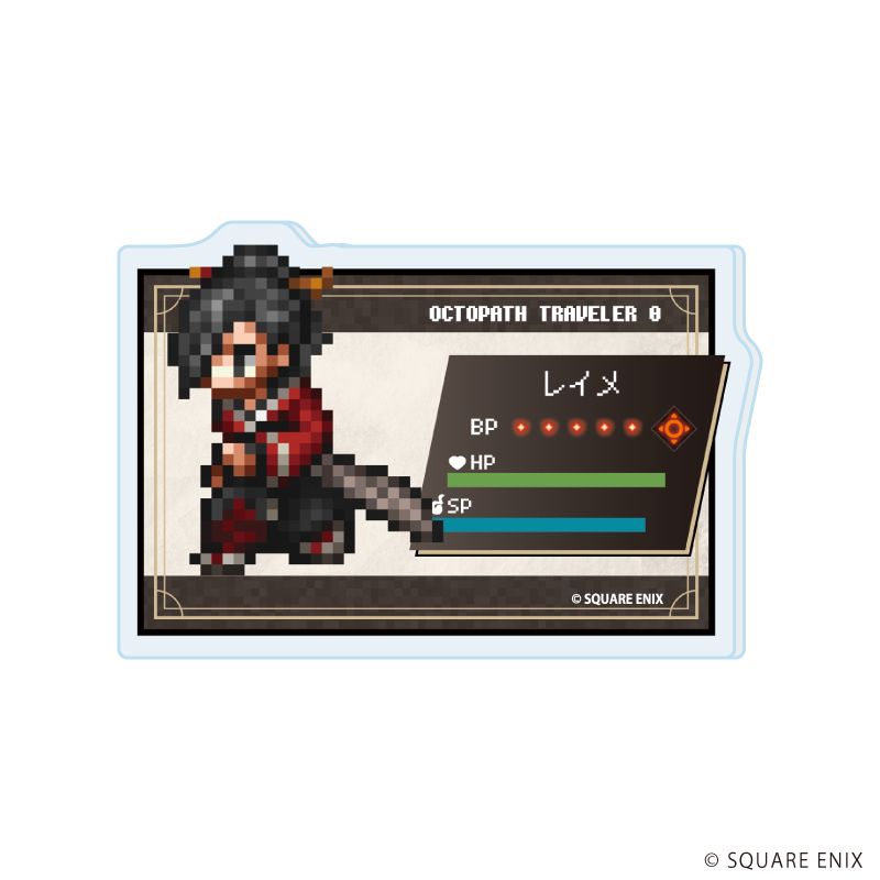 アクリルプレートバッジ「OCTOPATH TRAVELER 0」02/コンプリートセット(全9種)(公式イラスト)