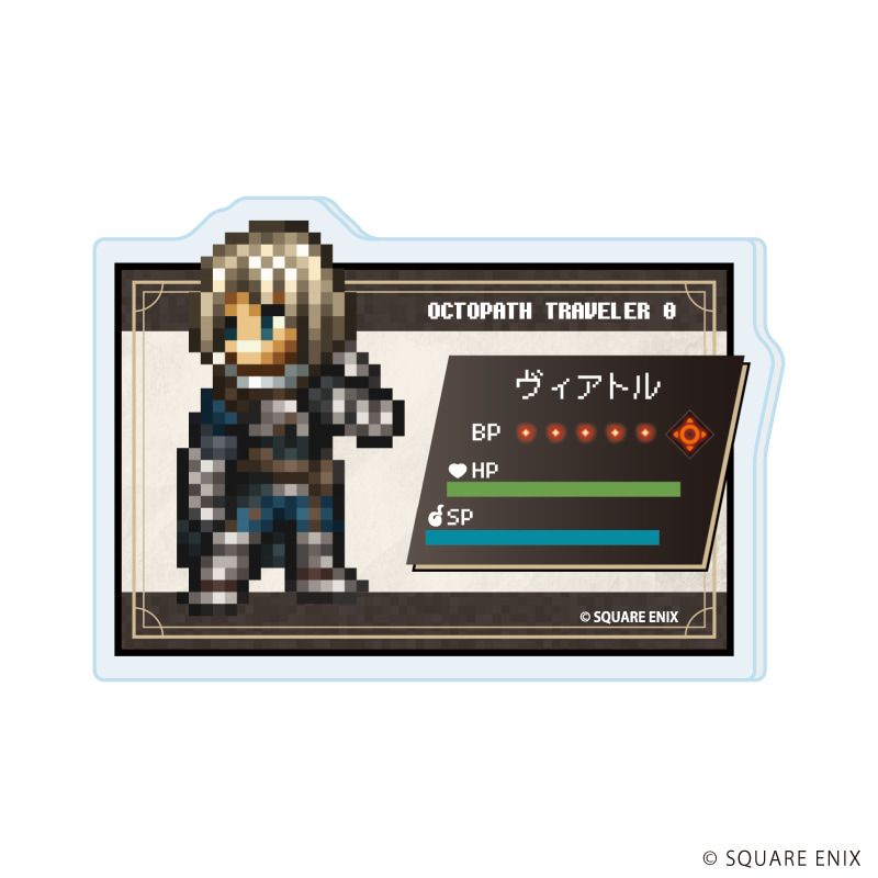 アクリルプレートバッジ「OCTOPATH TRAVELER 0」01/コンプリートセット(全9種)(公式イラスト)