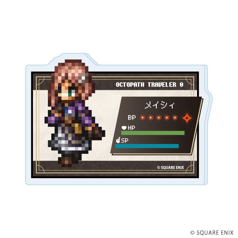 アクリルプレートバッジ「OCTOPATH TRAVELER 0」01/コンプリートセット(全9種)(公式イラスト)