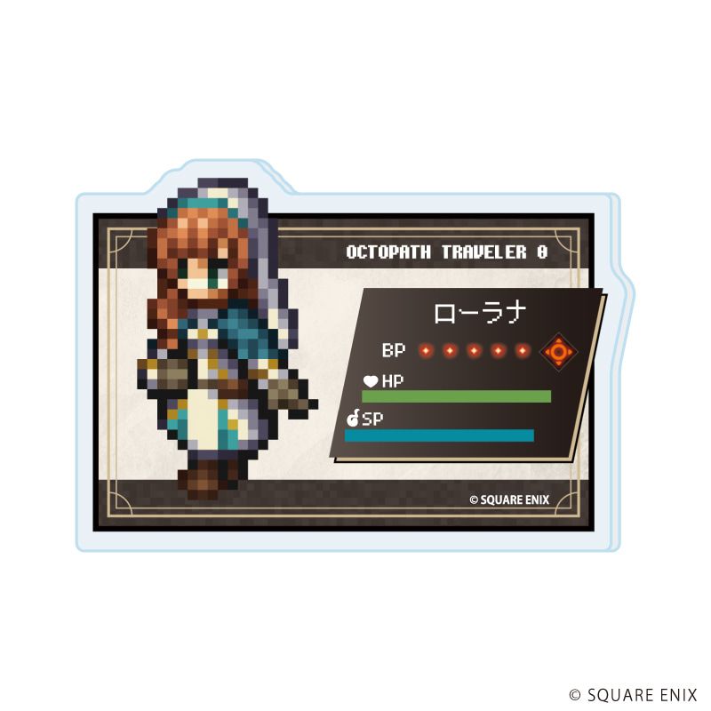 アクリルプレートバッジ「OCTOPATH TRAVELER 0」01/コンプリートセット(全9種)(公式イラスト)