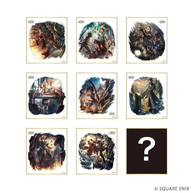 ミニ色紙「OCTOPATH TRAVELER 0」02/コンプリートセット(全9種)(公式イラスト)