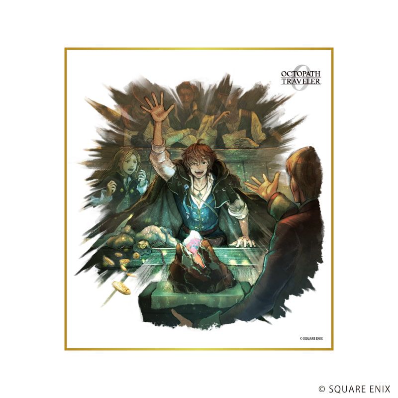 ミニ色紙「OCTOPATH TRAVELER 0」01/コンプリートセット(全9種)(公式イラスト)