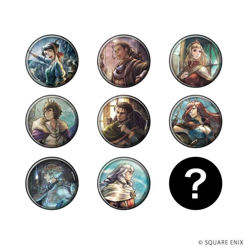 缶バッジ「OCTOPATH TRAVELER 0」03/コンプリートセット(全9種)(公式イラスト)