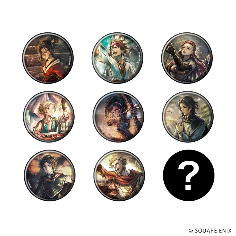 缶バッジ「OCTOPATH TRAVELER 0」02/コンプリートセット(全9種)(公式イラスト)