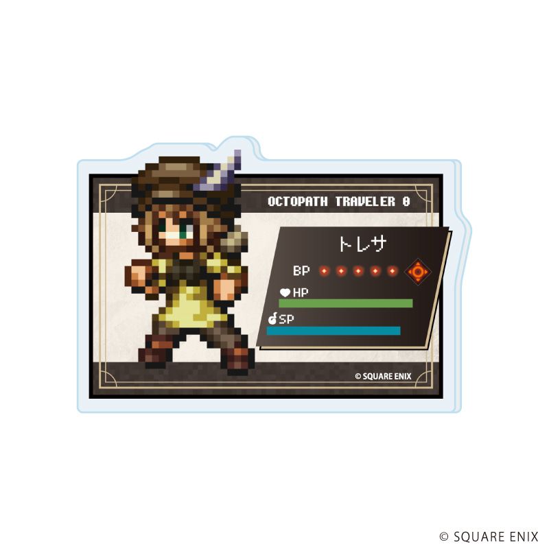 アクリルプレートバッジ「OCTOPATH TRAVELER 0」04/ブラインド(8種)(公式イラスト)