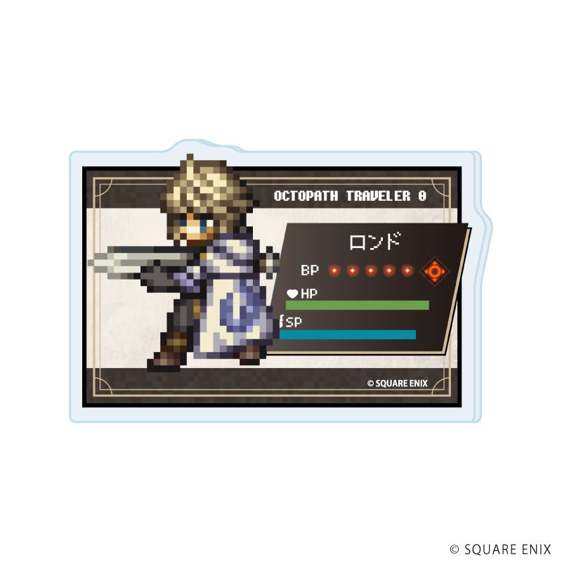 アクリルプレートバッジ「OCTOPATH TRAVELER 0」03/ブラインド(9種)(公式イラスト)