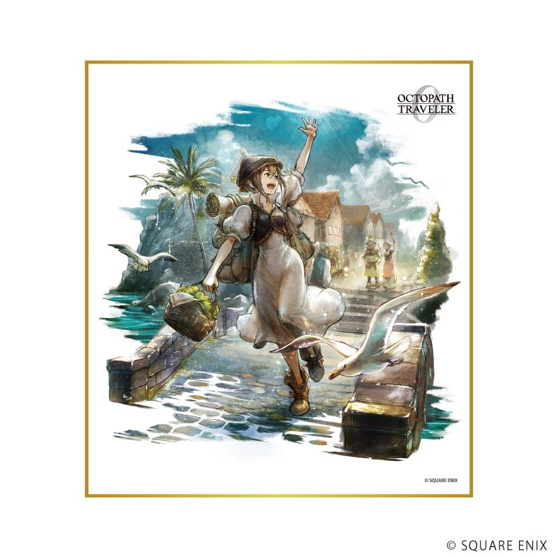 ミニ色紙「OCTOPATH TRAVELER 0」04/ブラインド(8種)(公式イラスト)