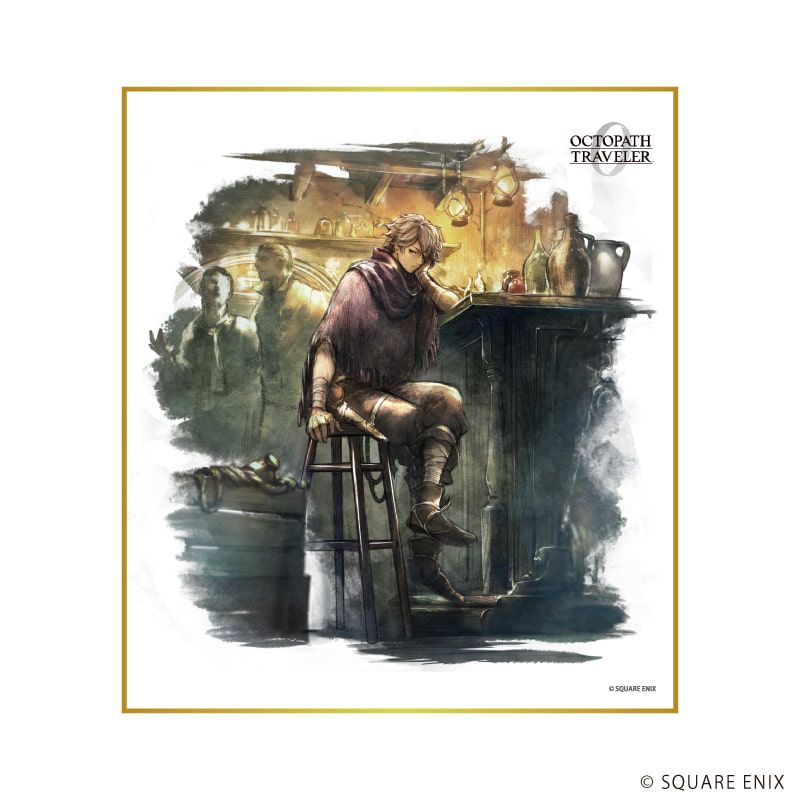 ミニ色紙「OCTOPATH TRAVELER 0」04/ブラインド(8種)(公式イラスト)