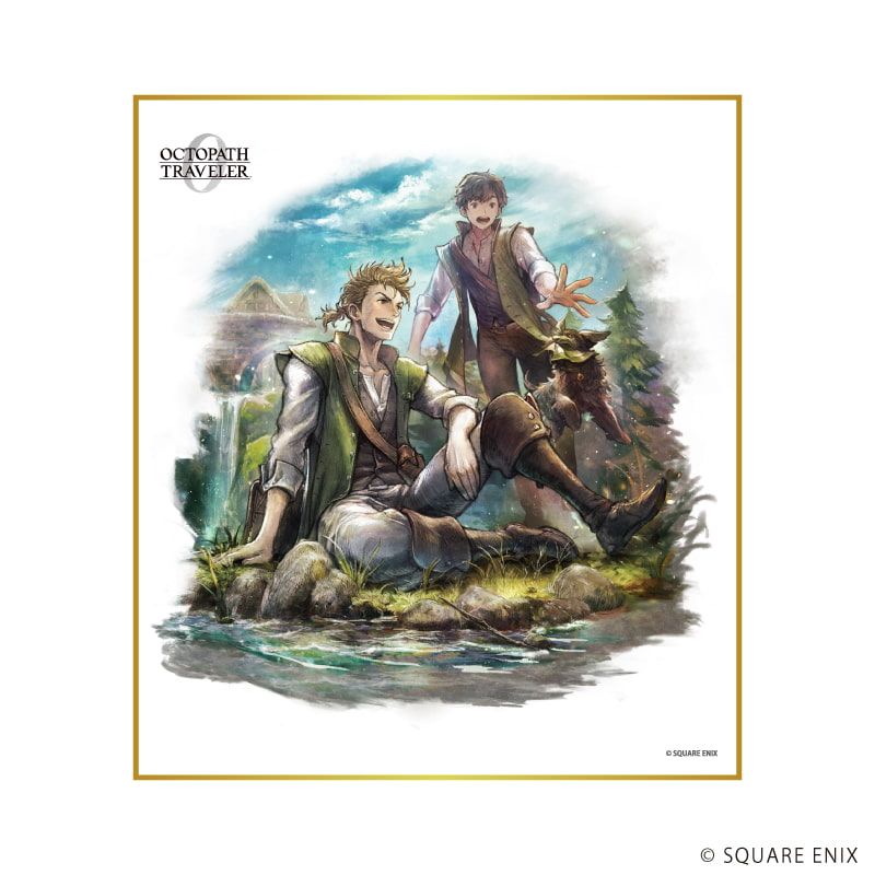 ミニ色紙「OCTOPATH TRAVELER 0」04/ブラインド(8種)(公式イラスト)