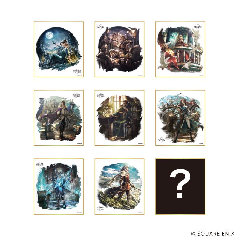 ミニ色紙「OCTOPATH TRAVELER 0」03/ブラインド(9種)(公式イラスト)