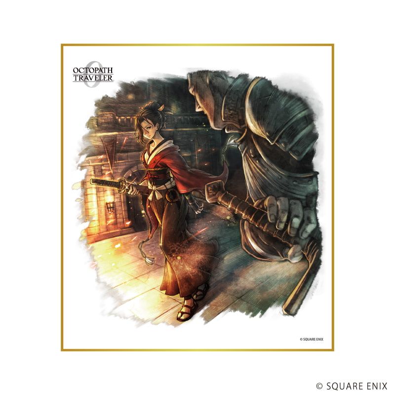 ミニ色紙「OCTOPATH TRAVELER 0」02/ブラインド(9種)(公式イラスト)