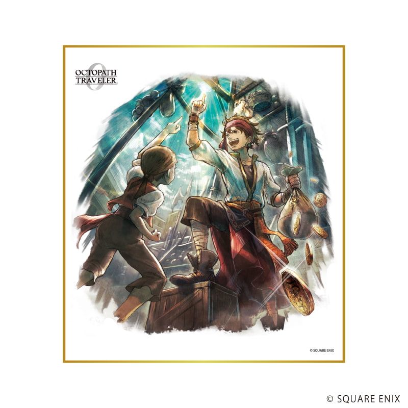 ミニ色紙「OCTOPATH TRAVELER 0」02/ブラインド(9種)(公式イラスト)