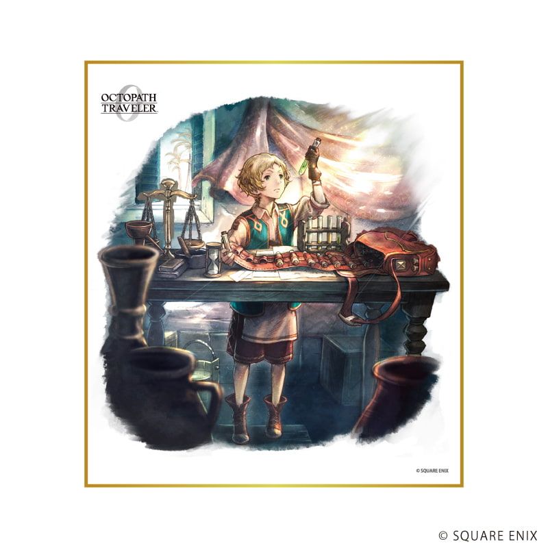 ミニ色紙「OCTOPATH TRAVELER 0」02/ブラインド(9種)(公式イラスト)