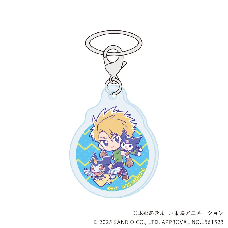 めじるしチャーム「デジモンアドベンチャー×サンリオキャラクターズ」01/ブラインド(8種)(コラボイラスト)