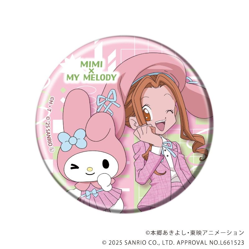 缶バッジ「デジモンアドベンチャー×サンリオキャラクターズ」01/BOX1 ブラインド(8種)(コラボイラスト)