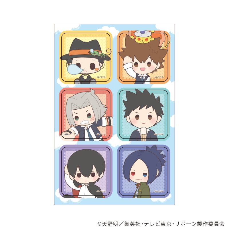 PETANTシール「家庭教師ヒットマンREBORN!」12/コマ割りデザイン(ぽてぬいアート)