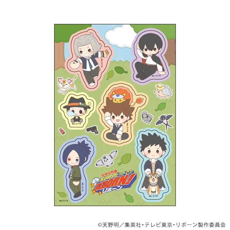 PETANTシール「家庭教師ヒットマンREBORN!」08/集合デザイン(ぽてぬいアート)