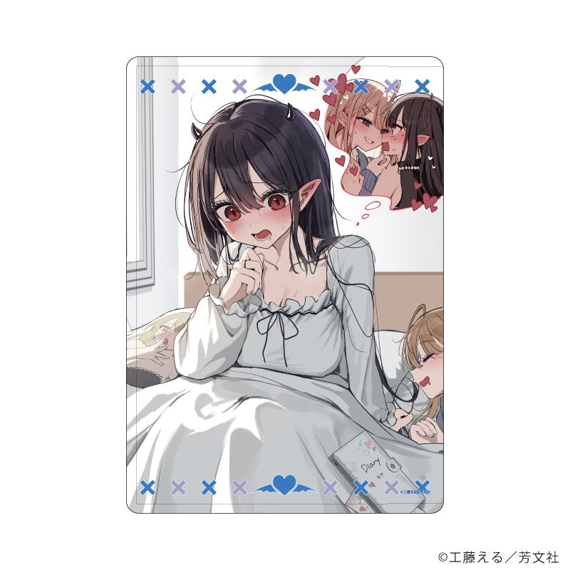 キャラクリアケース「江口さんちの純情サキュバス」02/B(公式イラスト)