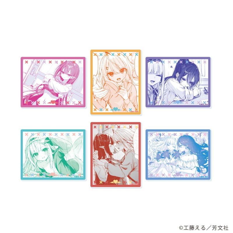 アクリルカード「江口さんちの純情サキュバス」01/コンプリートセット(全6種)(公式イラスト)