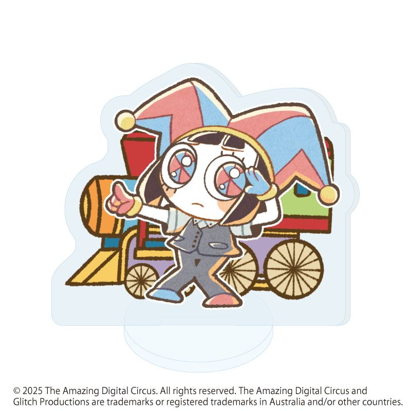 アクリルぷちスタンド「アメイジング・デジタル・サーカス」01/駅員ver. コンプリートセット(全8種)(レトロアートイラスト)