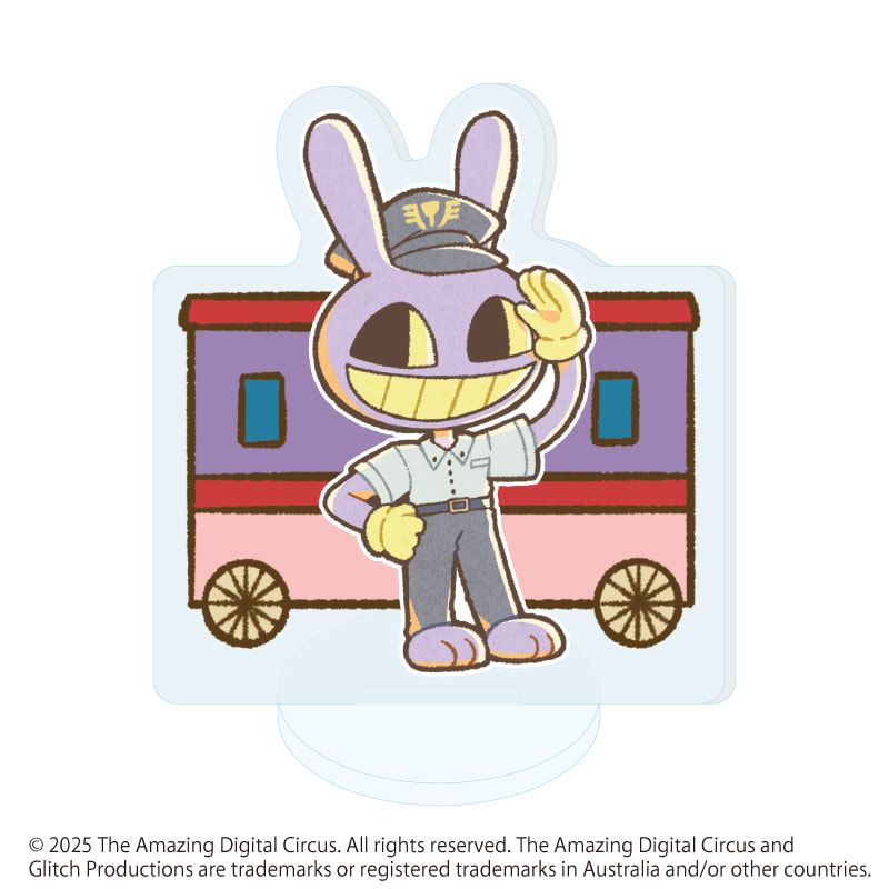 アクリルぷちスタンド「アメイジング・デジタル・サーカス」01/駅員ver. コンプリートセット(全8種)(レトロアートイラスト)