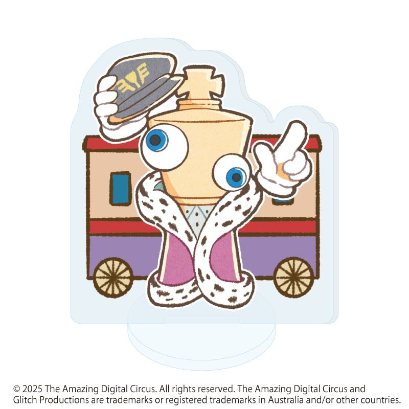 アクリルぷちスタンド「アメイジング・デジタル・サーカス」01/駅員ver. コンプリートセット(全8種)(レトロアートイラスト)