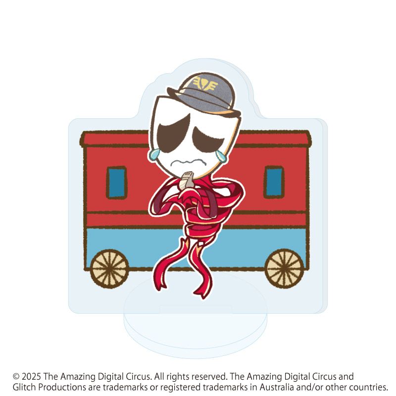 アクリルぷちスタンド「アメイジング・デジタル・サーカス」01/駅員ver. コンプリートセット(全8種)(レトロアートイラスト)