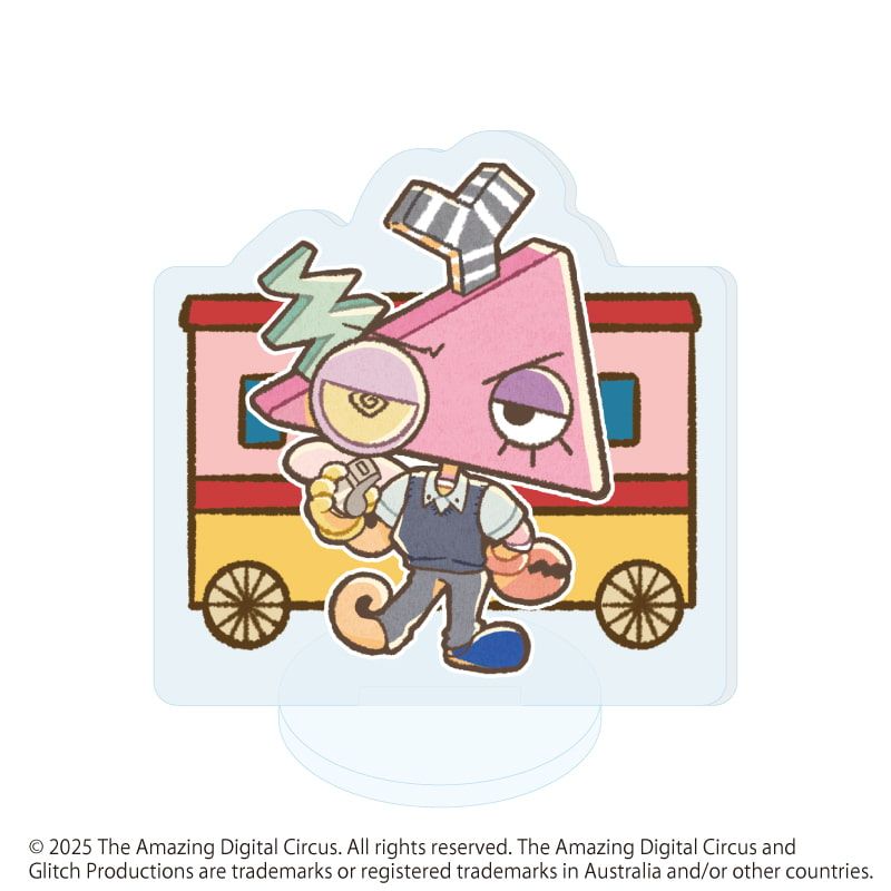 アクリルぷちスタンド「アメイジング・デジタル・サーカス」01/駅員ver. コンプリートセット(全8種)(レトロアートイラスト)