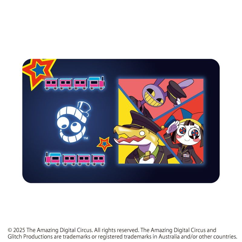 PIICA(R)(パスケース)「アメイジング・デジタル・サーカス」01/駅員ver.(描き起こしイラスト)