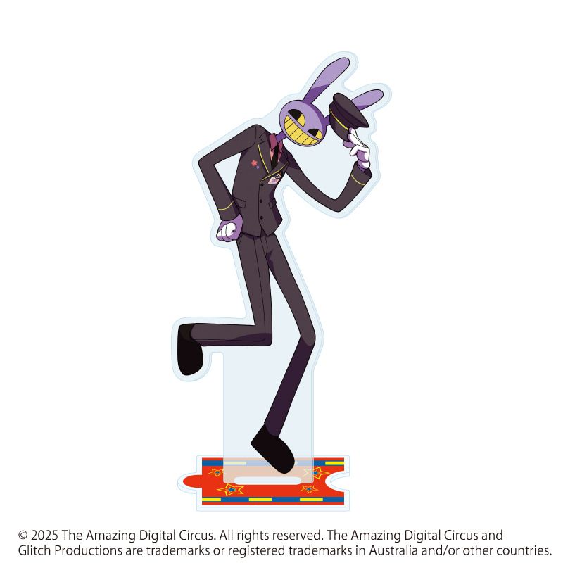 アクリルスタンド「アメイジング・デジタル・サーカス」02/駅員ver. ジャックス(描き起こしイラスト)