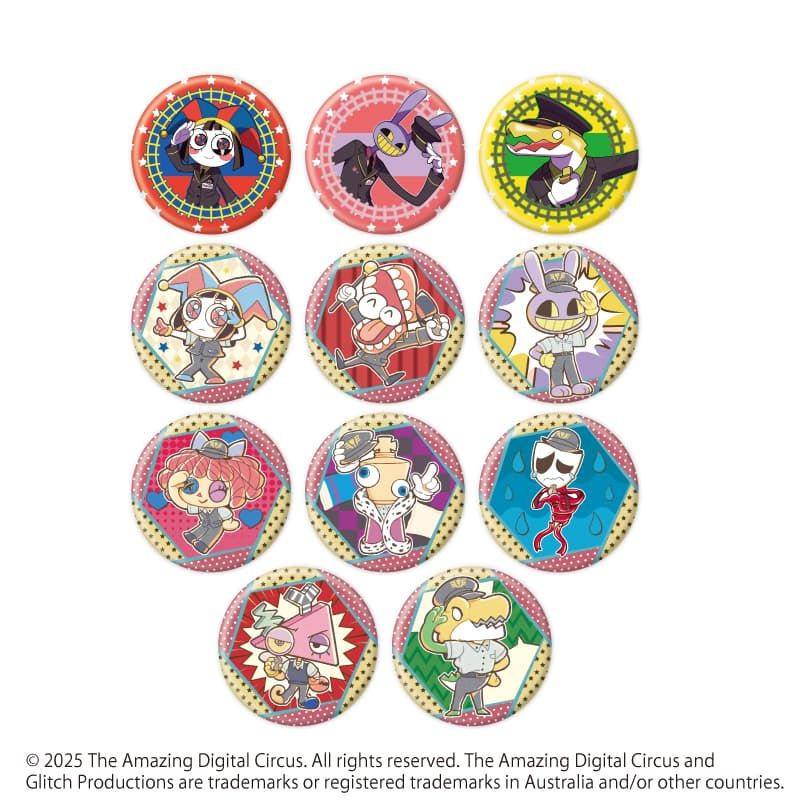 缶バッジ「アメイジング・デジタル・サーカス」01/駅員ver. コンプリートセット(全11種)(描き起こしイラスト)
